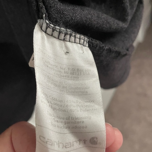 Carhartt Men's Black Pocket T-Shirt 2XL TALL - Picture 4 of 6